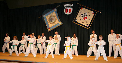 der Auftritt der Taekwondo-Abteilung