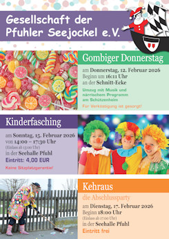 Faschings-Saison 25/26