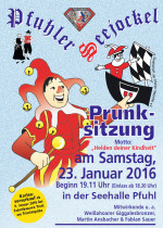 Plakat - Prunksitzung 2016