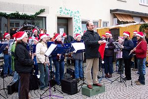 Das Nachwuchsorchester der Feuerwehrkapelle Pfuhl