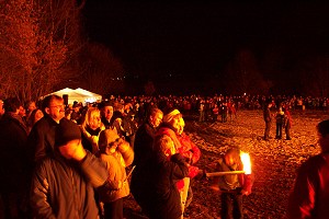 zahlreiche Besucher