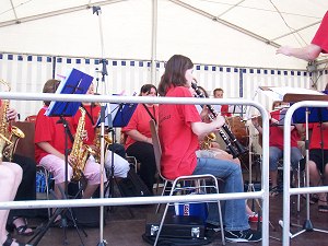 die Jugend der Feuerwehrkapelle