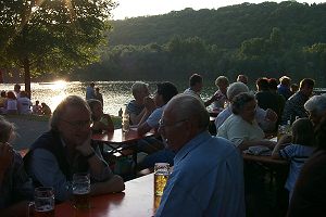 langsam geht die Sonne unter...