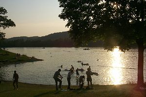 Abendstimmung am See